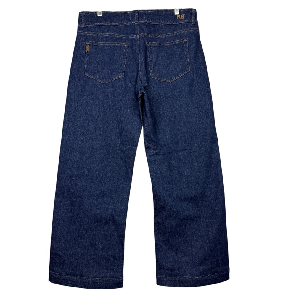 PAIGE Indigo High-Rise Wide Leg Jeans - Picture 3 of 6